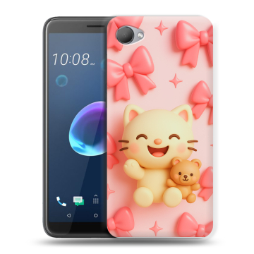 Силиконовый чехол на HTC Desire 12 с принтом для девочек Силиконовый чехол на HTC Desire 12 с принтом для девочек