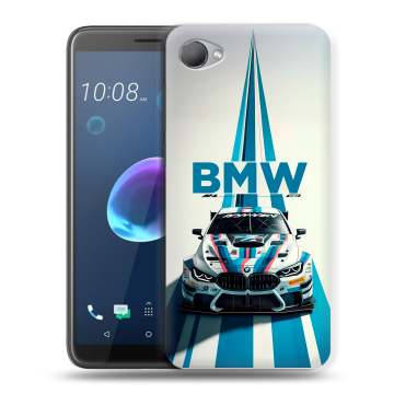 Силиконовый чехол на HTC Desire 12 с принтом БМВ BMW