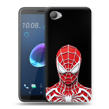 Силиконовый чехол на HTC Desire 12 с принтом человек паук spiderman