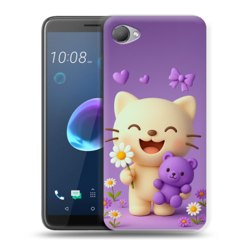 Силиконовый чехол на HTC Desire 12 с принтом для девочек Силиконовый чехол на HTC Desire 12 с принтом для девочек