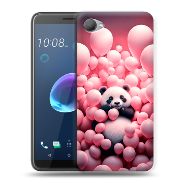 Силиконовый чехол на HTC Desire 12 с принтом Панда