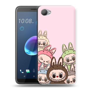Силиконовый чехол на HTC Desire 12 с принтом Лабубу
