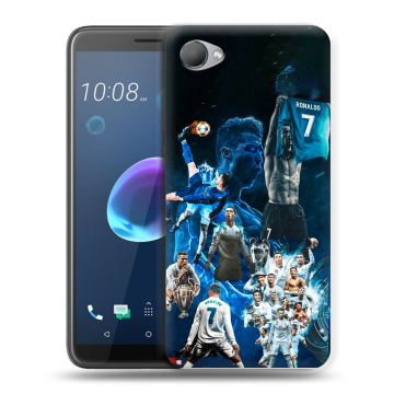 Силиконовый чехол на HTC Desire 12 с принтом Реал Роналдо Силиконовый чехол на HTC Desire 12 с принтом Реал Роналдо