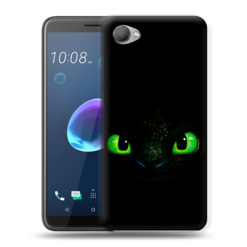 Силиконовый чехол на HTC Desire 12 с принтом Как приручить дракона