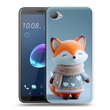 Силиконовый чехол на HTC Desire 12 с принтом Лиса