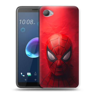 Силиконовый чехол на HTC Desire 12 с принтом Spiderman Человек паук