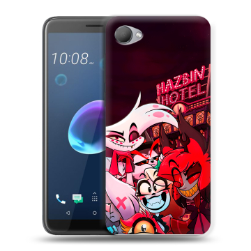 Силиконовый чехол на HTC Desire 12 с принтом Hazbin Hotel Отель Хазбин Силиконовый чехол на HTC Desire 12 с принтом Hazbin Hotel Отель Хазбин