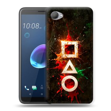 Силиконовый чехол на HTC Desire 12 с принтом Squid Game Игра кальмара Силиконовый чехол на HTC Desire 12 с принтом Squid Game Игра кальмара
