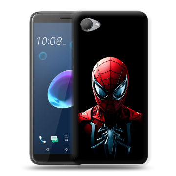 Силиконовый чехол на HTC Desire 12 с принтом Spiderman Человек паук