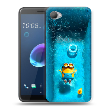 Силиконовый чехол на HTC Desire 12 с принтом Миньоны Силиконовый чехол на HTC Desire 12 с принтом Миньоны