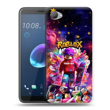 Силиконовый чехол на HTC Desire 12 с принтом Roblox Роблокс Силиконовый чехол на HTC Desire 12 с принтом Roblox Роблокс