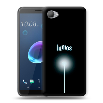 Силиконовый чехол на HTC Desire 12 с принтом Harry Potter Гарри Поттер