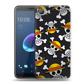 Силиконовый чехол на HTC Desire 12 с принтом One Piece Ван Пис