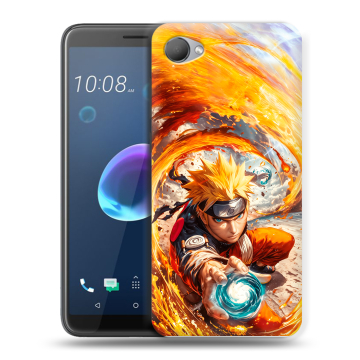 Силиконовый чехол на HTC Desire 12 с принтом Аниме Наруто Naruto