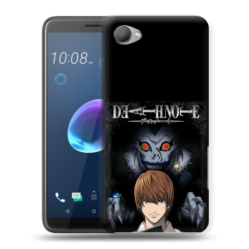 Силиконовый чехол на HTC Desire 12 с принтом Death note Тетрадь смерти