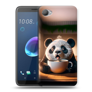 Силиконовый чехол на HTC Desire 12 с принтом смешная панда Силиконовый чехол на HTC Desire 12 с принтом смешная панда