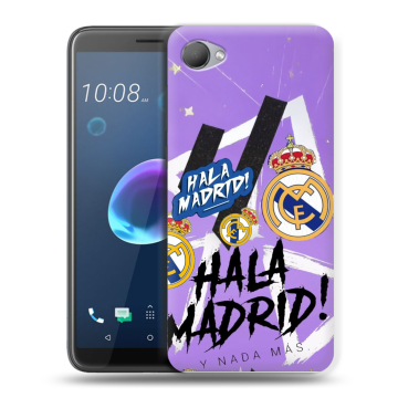 Силиконовый чехол на HTC Desire 12 с принтом Real Madrid Реал Мадрид