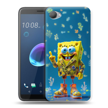 Силиконовый чехол на HTC Desire 12 с принтом Спанч боб Спанчбоб Силиконовый чехол на HTC Desire 12 с принтом Спанч боб Спанчбоб