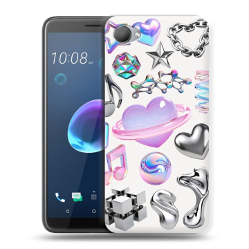 Силиконовый чехол на HTC Desire 12 с принтом Y2K Силиконовый чехол на HTC Desire 12 с принтом Y2K