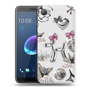 Силиконовый чехол на HTC Desire 12 с принтом Y2K