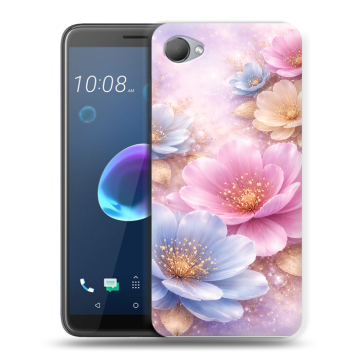 Силиконовый чехол на HTC Desire 12 с принтом женский Силиконовый чехол на HTC Desire 12 с принтом женский