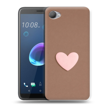 Силиконовый чехол на HTC Desire 12 с принтом женский
