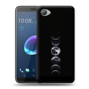 Силиконовый чехол на HTC Desire 12 с принтом женский