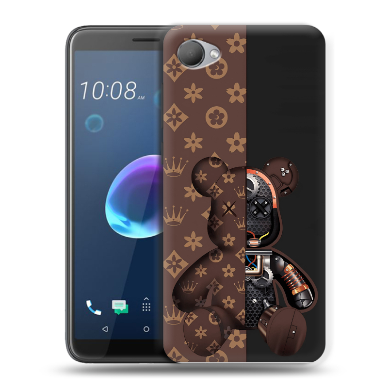Силиконовый чехол на HTC Desire 12 с принтом Луи робот Силиконовый чехол на HTC Desire 12 с принтом Луи робот