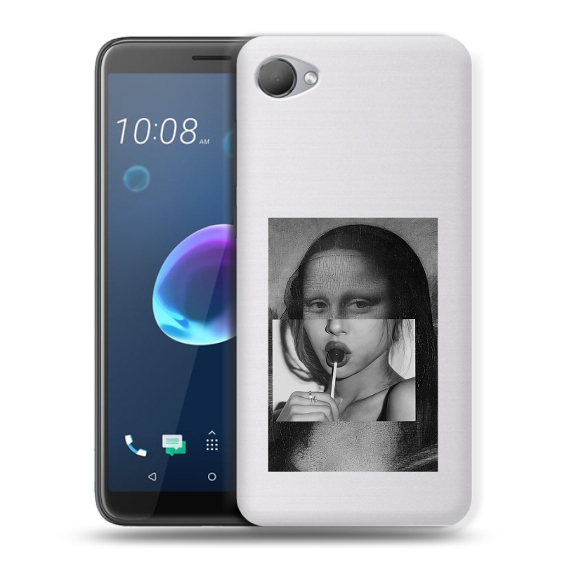 Силиконовый чехол на HTC Desire 12 с принтом Мона Лиза Силиконовый чехол на HTC Desire 12 с принтом Мона Лиза