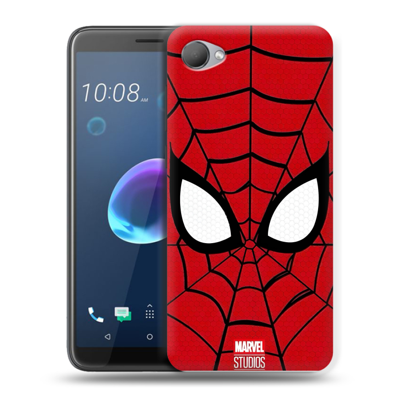 Силиконовый чехол на HTC Desire 12 с принтом человек паук spiderman Силиконовый чехол на HTC Desire 12 с принтом человек паук spiderman