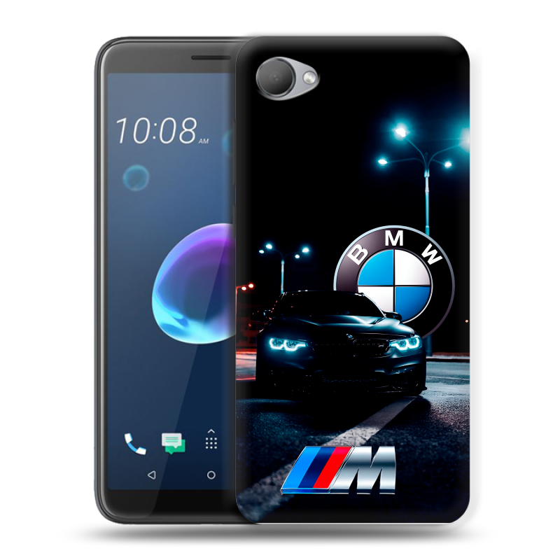 Пластиковый чехол на HTC Desire 12 с принтом БМВ BMW Пластиковый чехол на HTC Desire 12 с принтом БМВ BMW