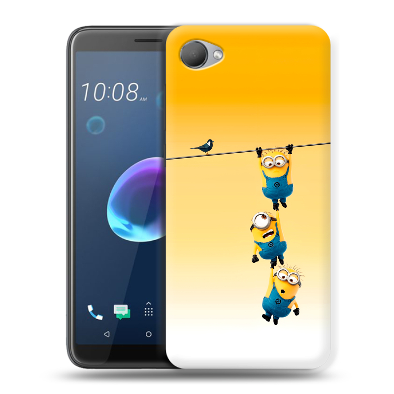 Силиконовый чехол на HTC Desire 12 с принтом Миньоны Силиконовый чехол на HTC Desire 12 с принтом Миньоны