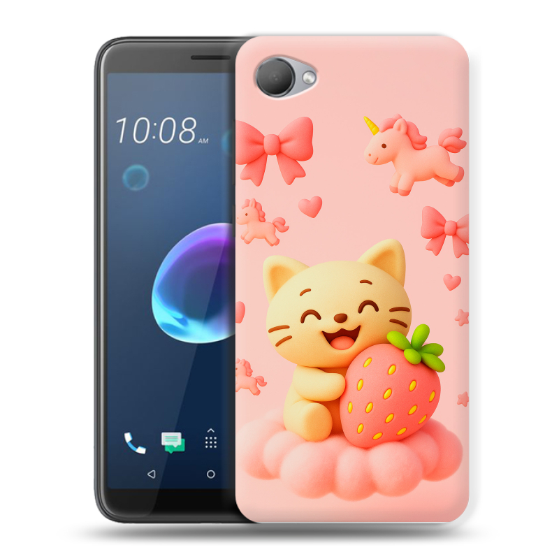 Силиконовый чехол на HTC Desire 12 с принтом для девочек Силиконовый чехол на HTC Desire 12 с принтом для девочек