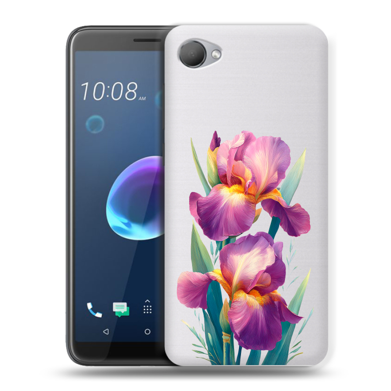 Силиконовый чехол на HTC Desire 12 с принтом Цветы орхидеи Силиконовый чехол на HTC Desire 12 с принтом Цветы орхидеи