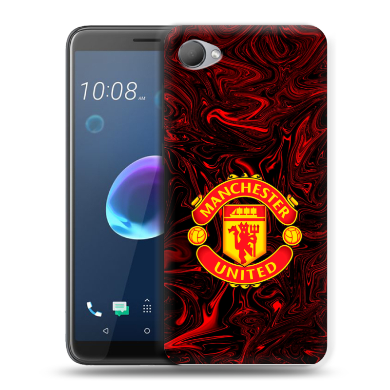 Пластиковый чехол на HTC Desire 12 с принтом Manchester United Пластиковый чехол на HTC Desire 12 с принтом Manchester United