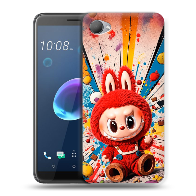 Силиконовый чехол на HTC Desire 12 с принтом Labubu Лабубу Силиконовый чехол на HTC Desire 12 с принтом Labubu Лабубу