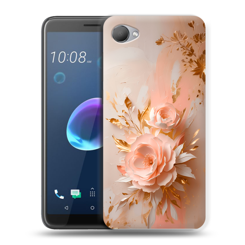 Пластиковый чехол на HTC Desire 12 с принтом женский Пластиковый чехол на HTC Desire 12 с принтом женский