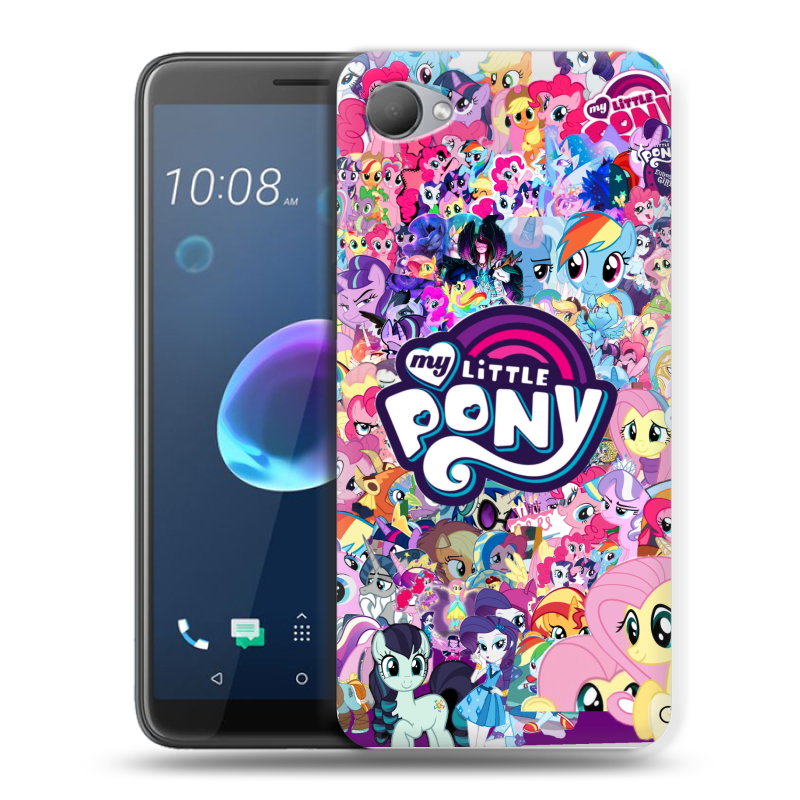 Силиконовый чехол на HTC Desire 12 с принтом My little pony Дружба чудо Силиконовый чехол на HTC Desire 12 с принтом My little pony Дружба чудо