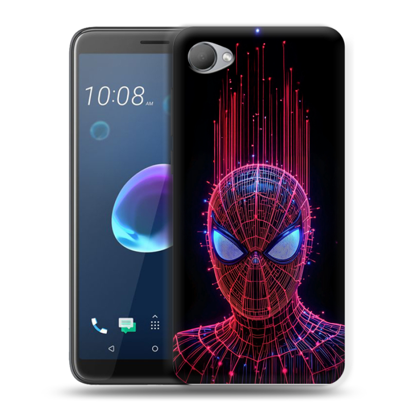 Силиконовый чехол на HTC Desire 12 с принтом Spiderman Человек паук Силиконовый чехол на HTC Desire 12 с принтом Spiderman Человек паук
