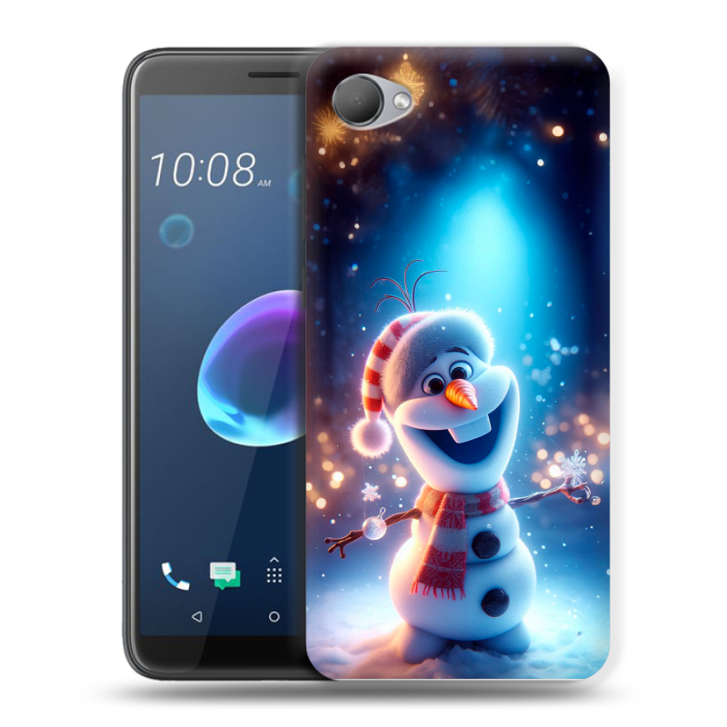 Пластиковый чехол на HTC Desire 12 с принтом Новый год Пластиковый чехол на HTC Desire 12 с принтом Новый год