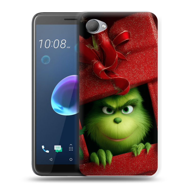 Пластиковый чехол на HTC Desire 12 с принтом Новый год Пластиковый чехол на HTC Desire 12 с принтом Новый год