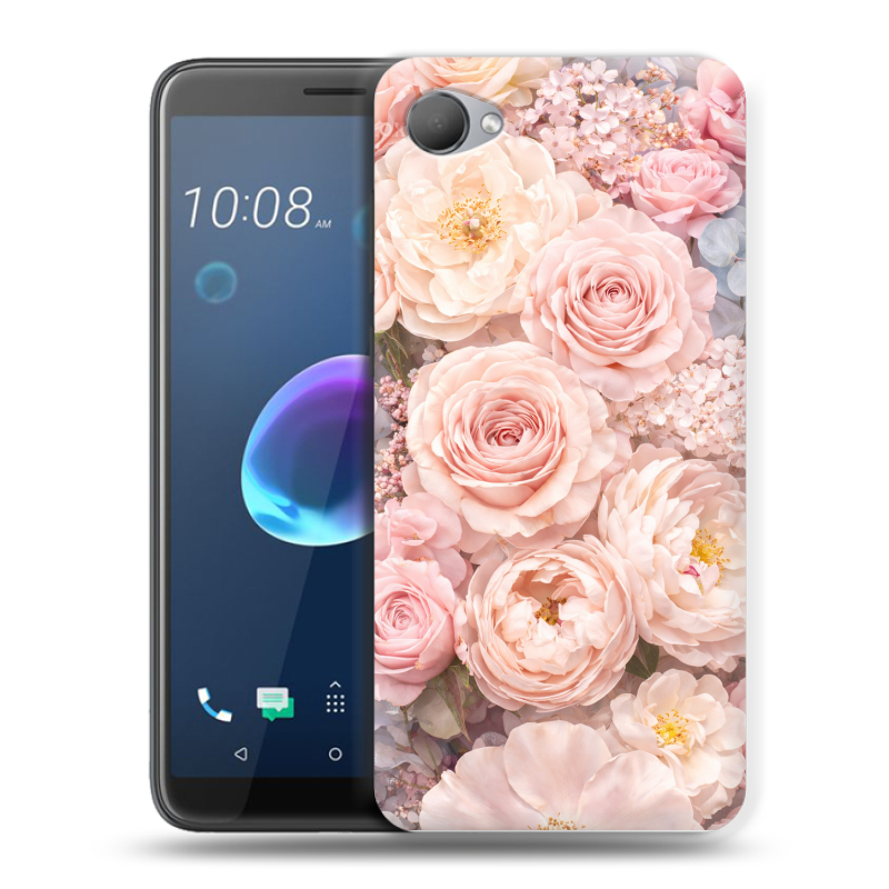 Пластиковый чехол на HTC Desire 12 с принтом женский Пластиковый чехол на HTC Desire 12 с принтом женский