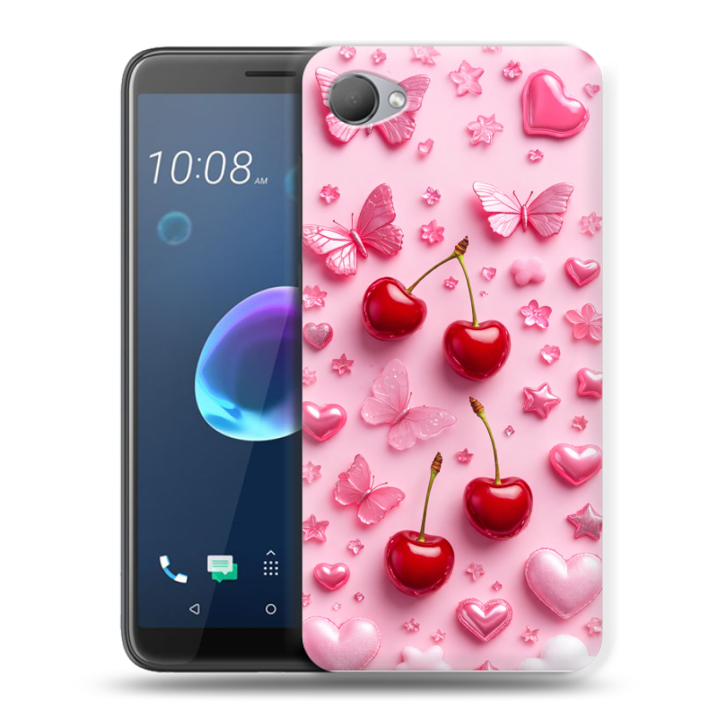 Пластиковый чехол на HTC Desire 12 с принтом для девочек Пластиковый чехол на HTC Desire 12 с принтом для девочек
