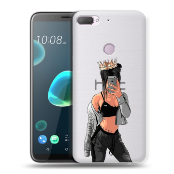 Силиконовый чехол на HTC Desire 12 Plus с принтом Женские принты Силиконовый чехол на HTC Desire 12 Plus с принтом Женские принты