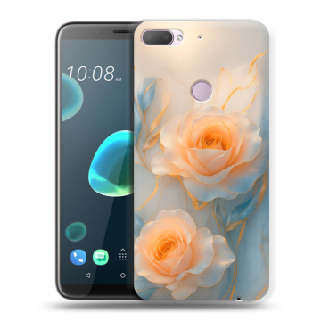 Силиконовый чехол на HTC Desire 12 Plus с принтом Женский Силиконовый чехол на HTC Desire 12 Plus с принтом Женский