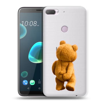 Силиконовый чехол на HTC Desire 12 Plus с принтом Медведь Силиконовый чехол на HTC Desire 12 Plus с принтом Медведь