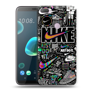 Силиконовый чехол на HTC Desire 12 Plus с принтом Найк Силиконовый чехол на HTC Desire 12 Plus с принтом Найк
