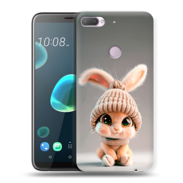 Силиконовый чехол на HTC Desire 12 Plus с принтом Кролик Силиконовый чехол на HTC Desire 12 Plus с принтом Кролик