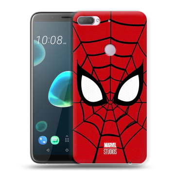 Силиконовый чехол на HTC Desire 12 Plus с принтом человек паук spiderman Силиконовый чехол на HTC Desire 12 Plus с принтом человек паук spiderman