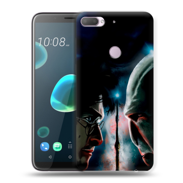 Силиконовый чехол на HTC Desire 12 Plus с принтом Гарри Поттер Harry Potter